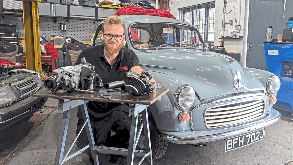 Matt T and his Morris Minor