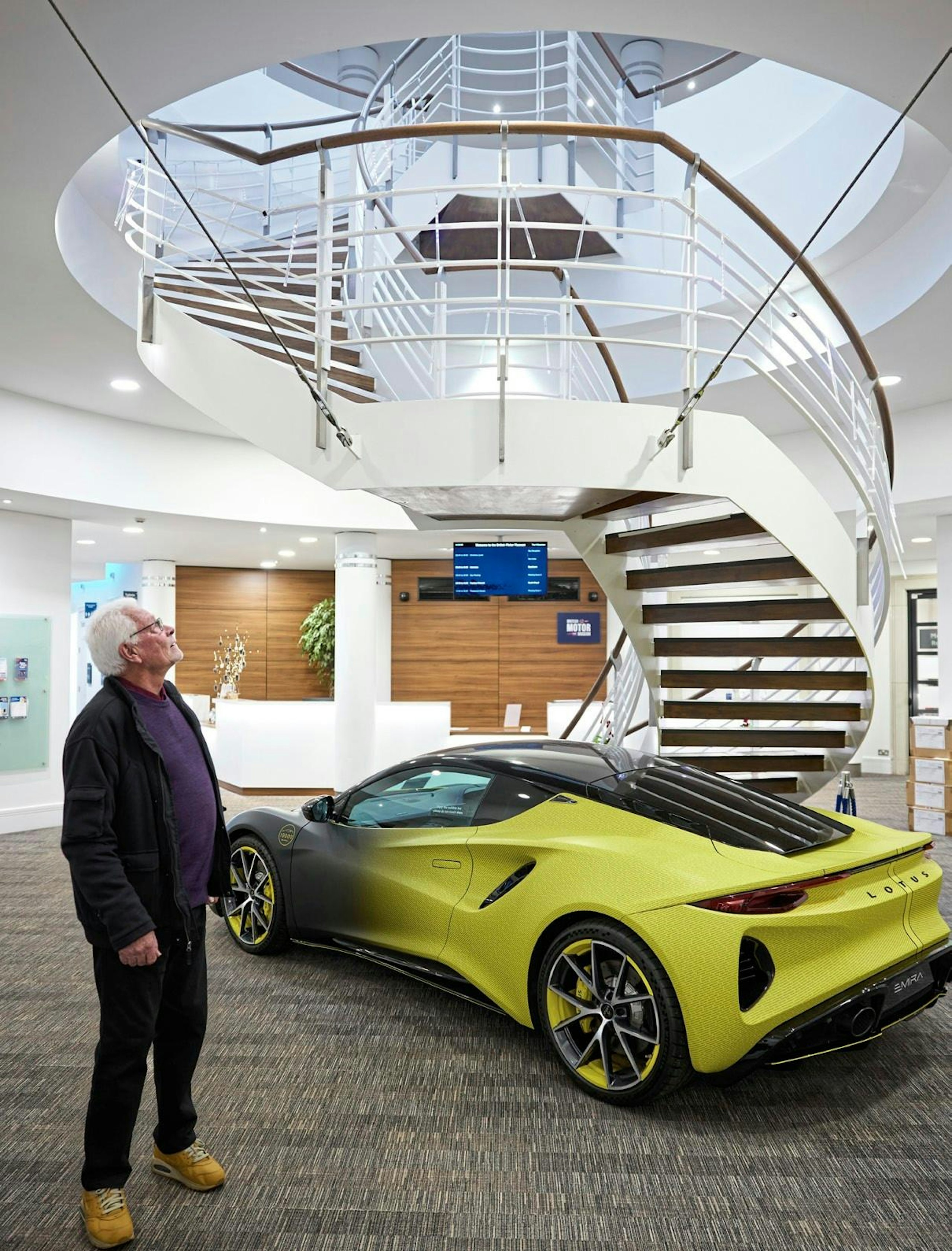 Staircase in the building