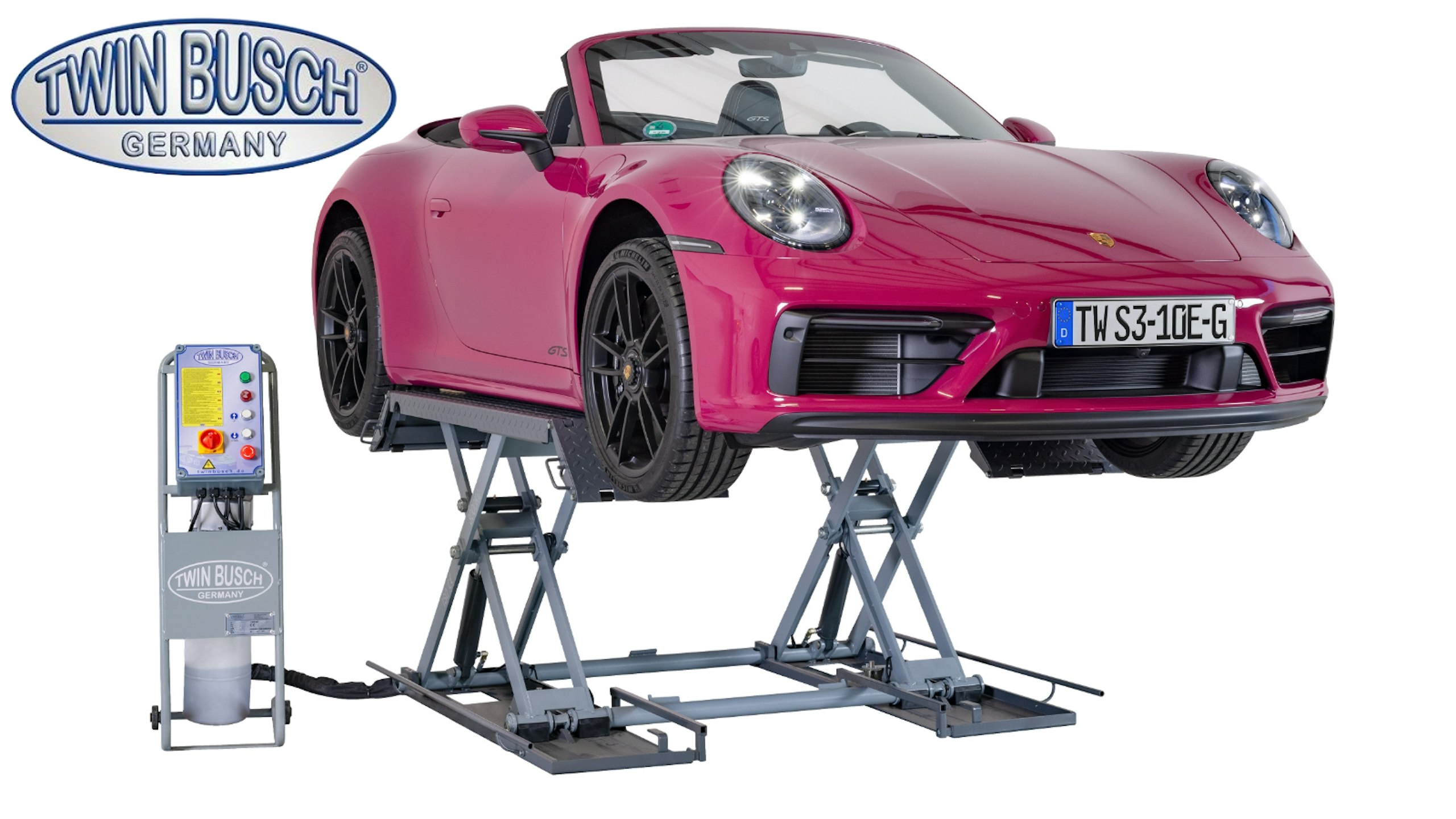 Twin Busch Scissor Lift