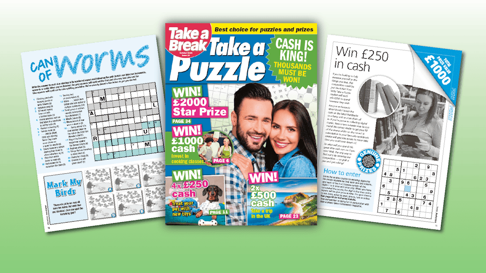 Puzzle Magazine Example Take a Break Puzzle Magazines | PuzzlesHQ