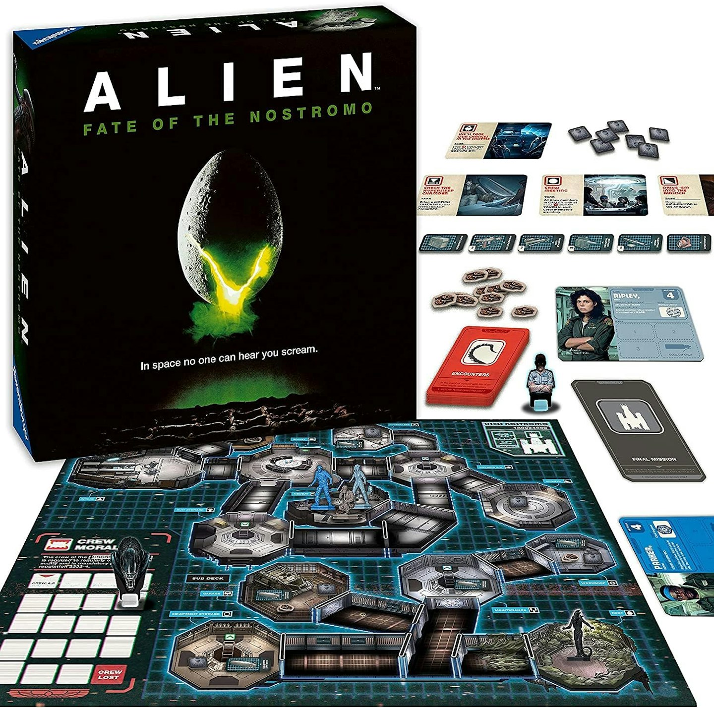 Ravensburger Alien Fate of the Nostromo - Strategy Board Game