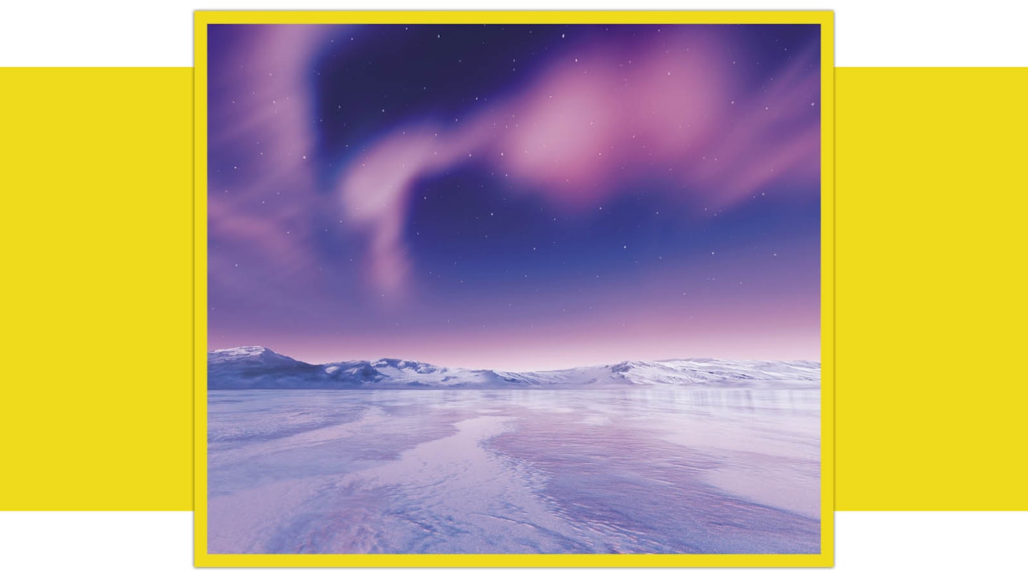 Northern lights aurora borealis image