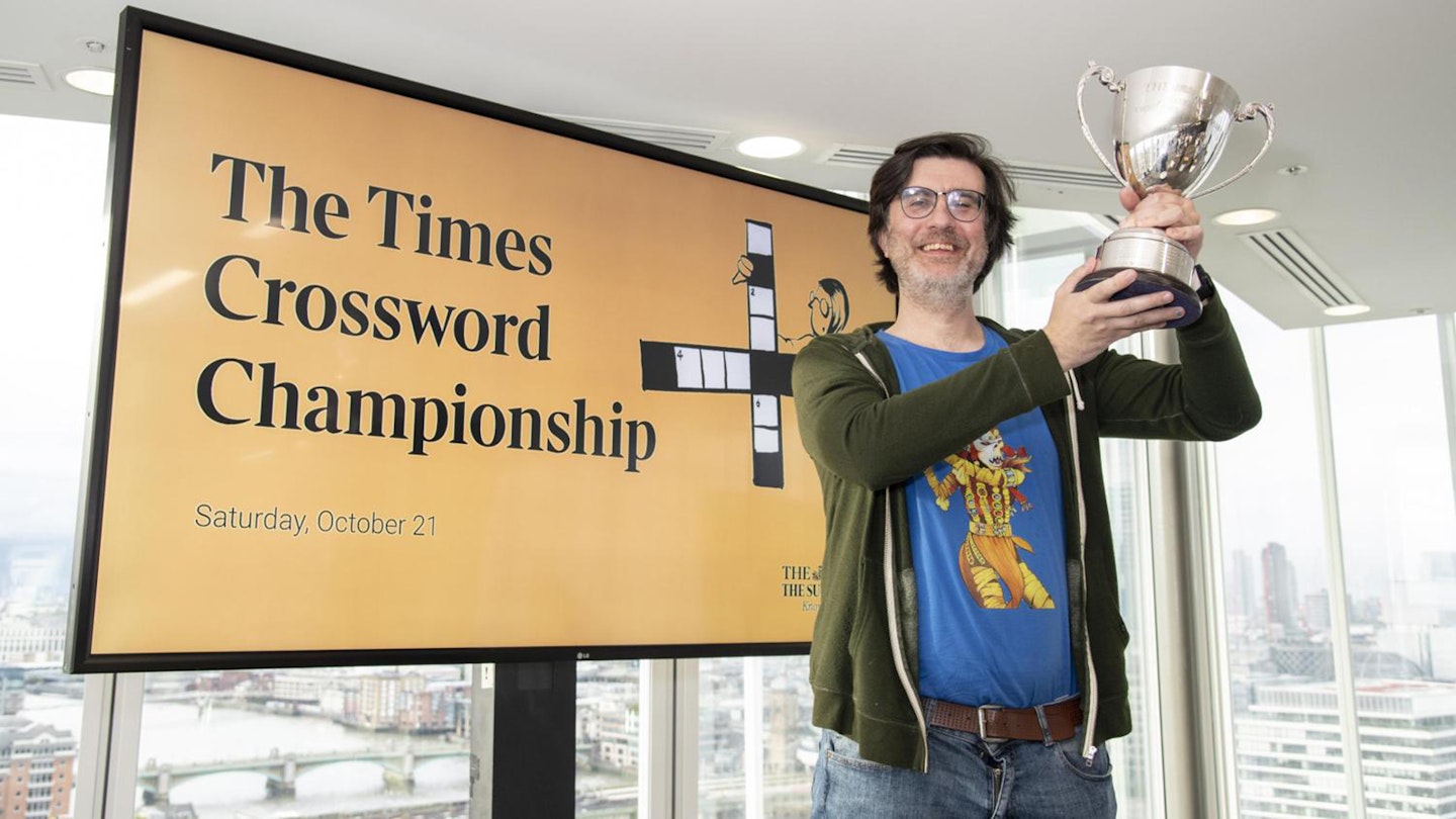Winner of Times Crossword Championship Matthew Marcus