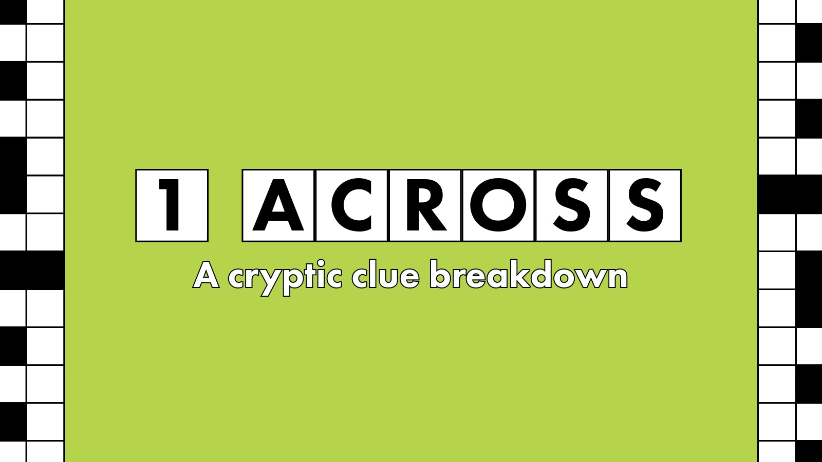 1 Across: a cryptic crossword clue breakdown Book shortage not propitious? 1 Across: a cryptic crossword clue breakdown Book shortage not propitious?