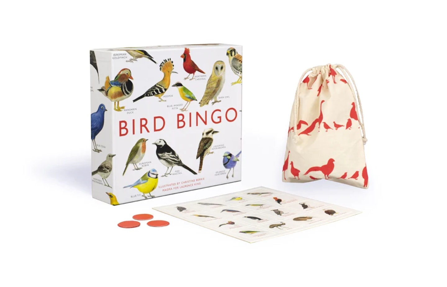 Bird Bingo game box and contents