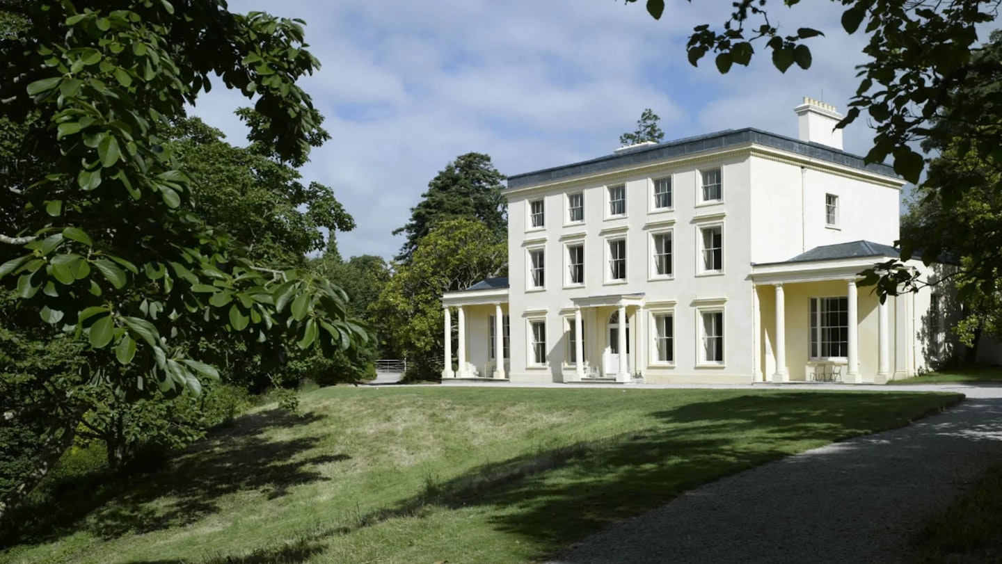 Exterior of National Trust property Greenway House