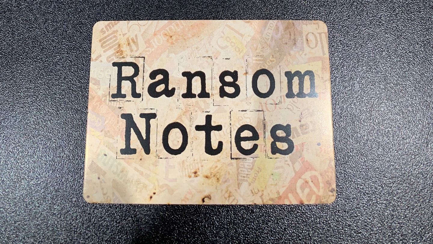 Ransom Notes board game