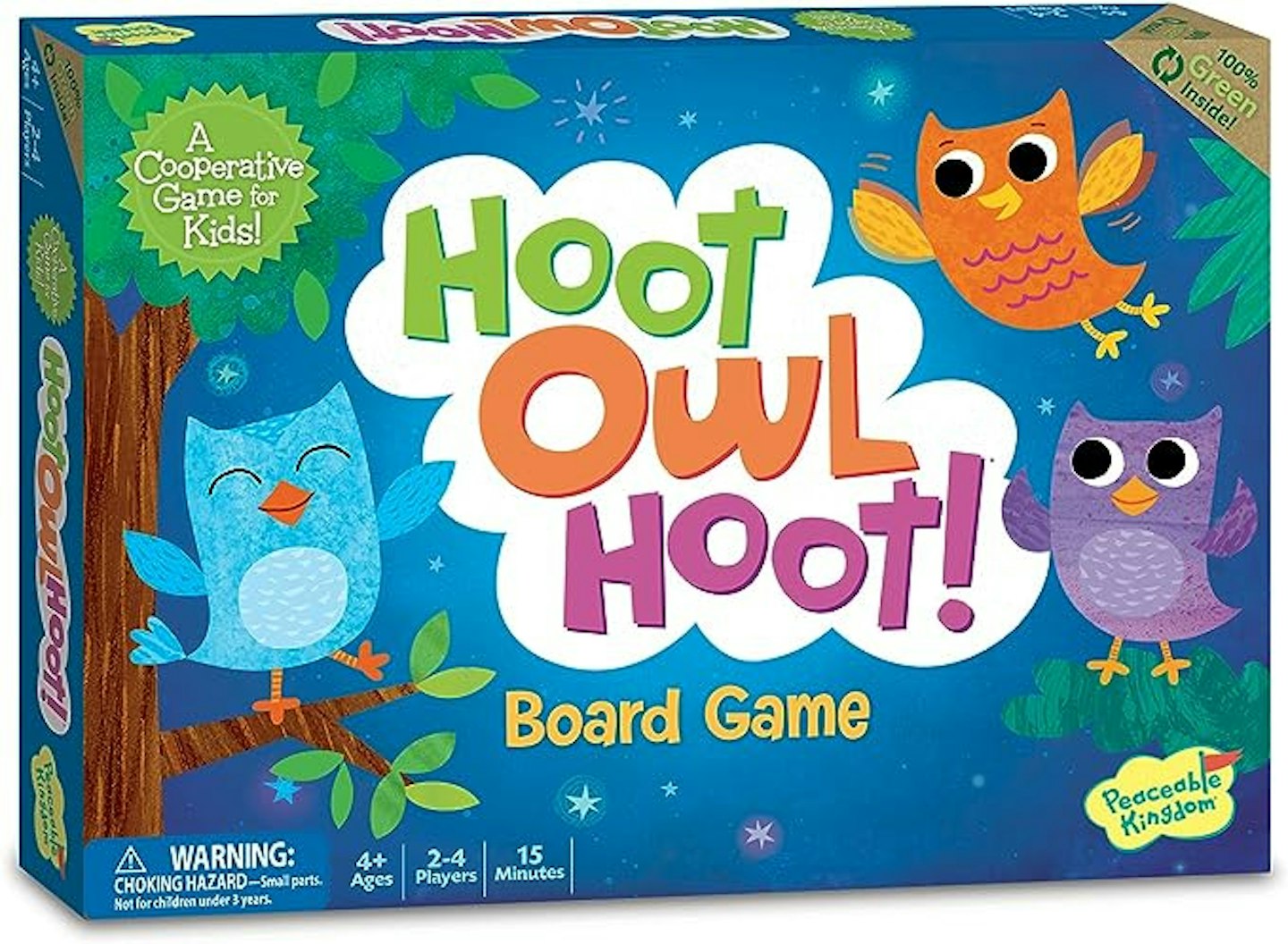 Hoot Owl Hoot! board game box