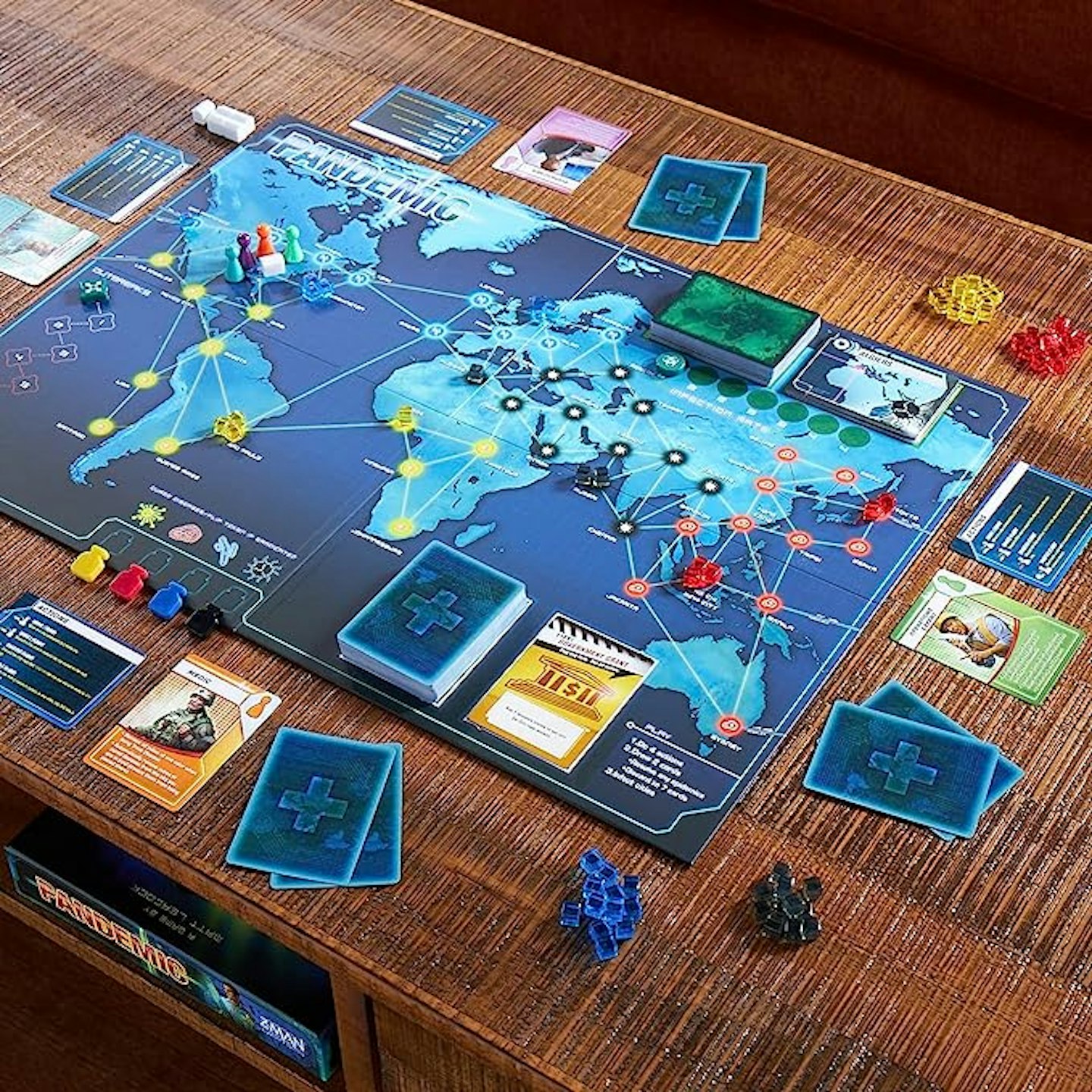 Pandemic board game contents