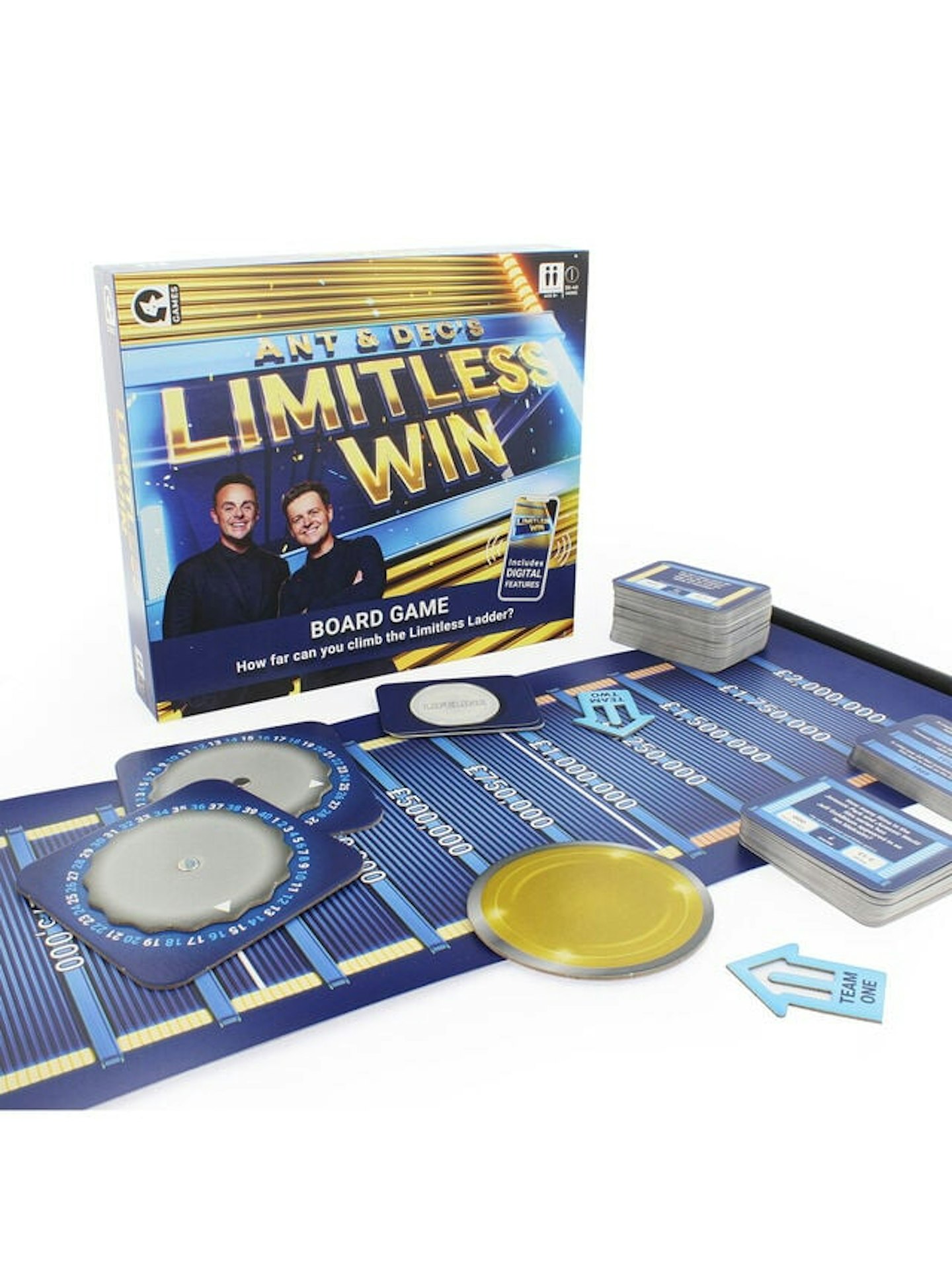 Ant and Dec’s Limitless Win board game box and contents