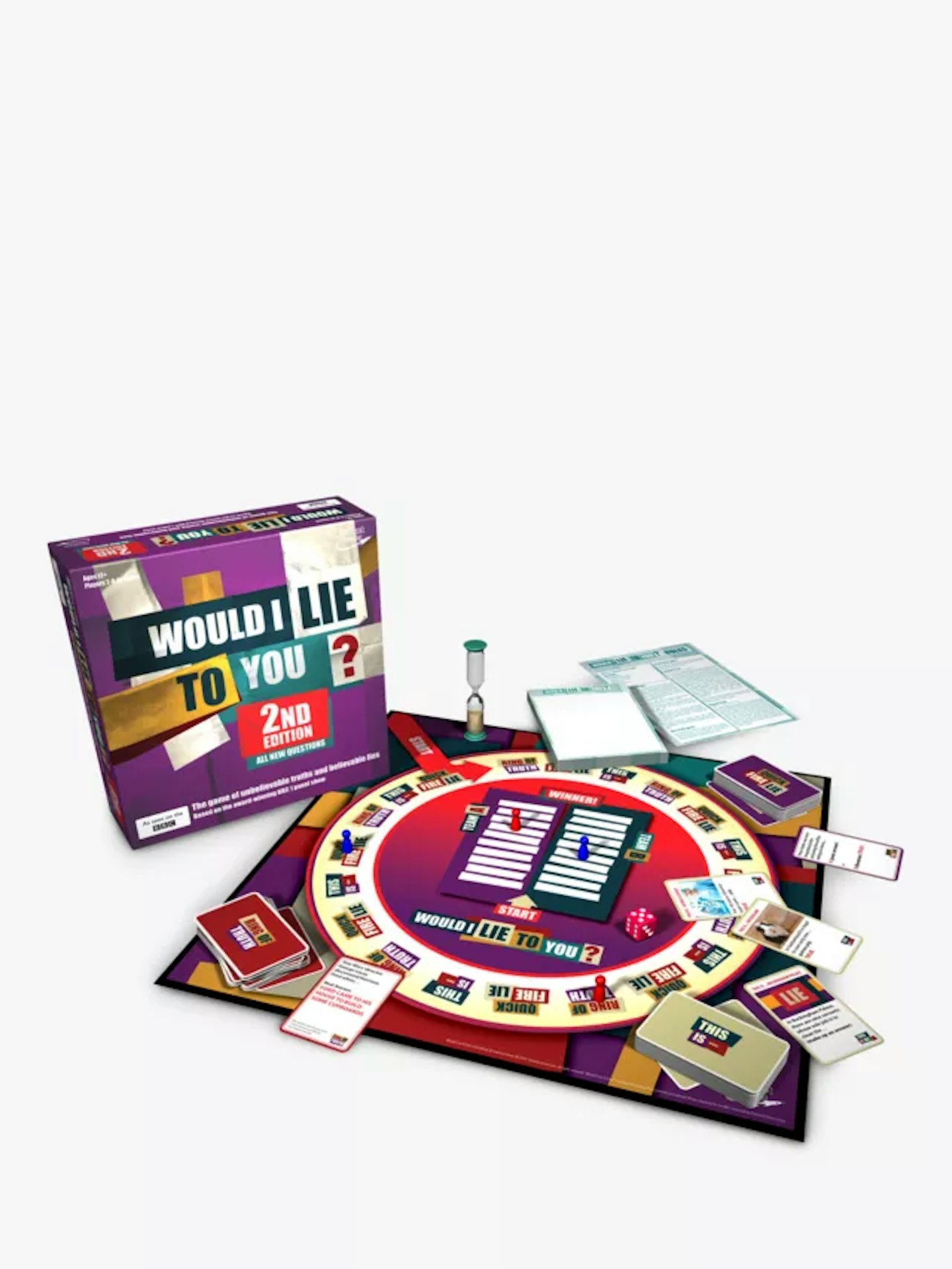 Would I Lie to You board game box and contents 