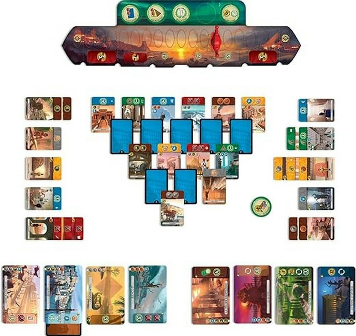 7 Wonders Duel board game