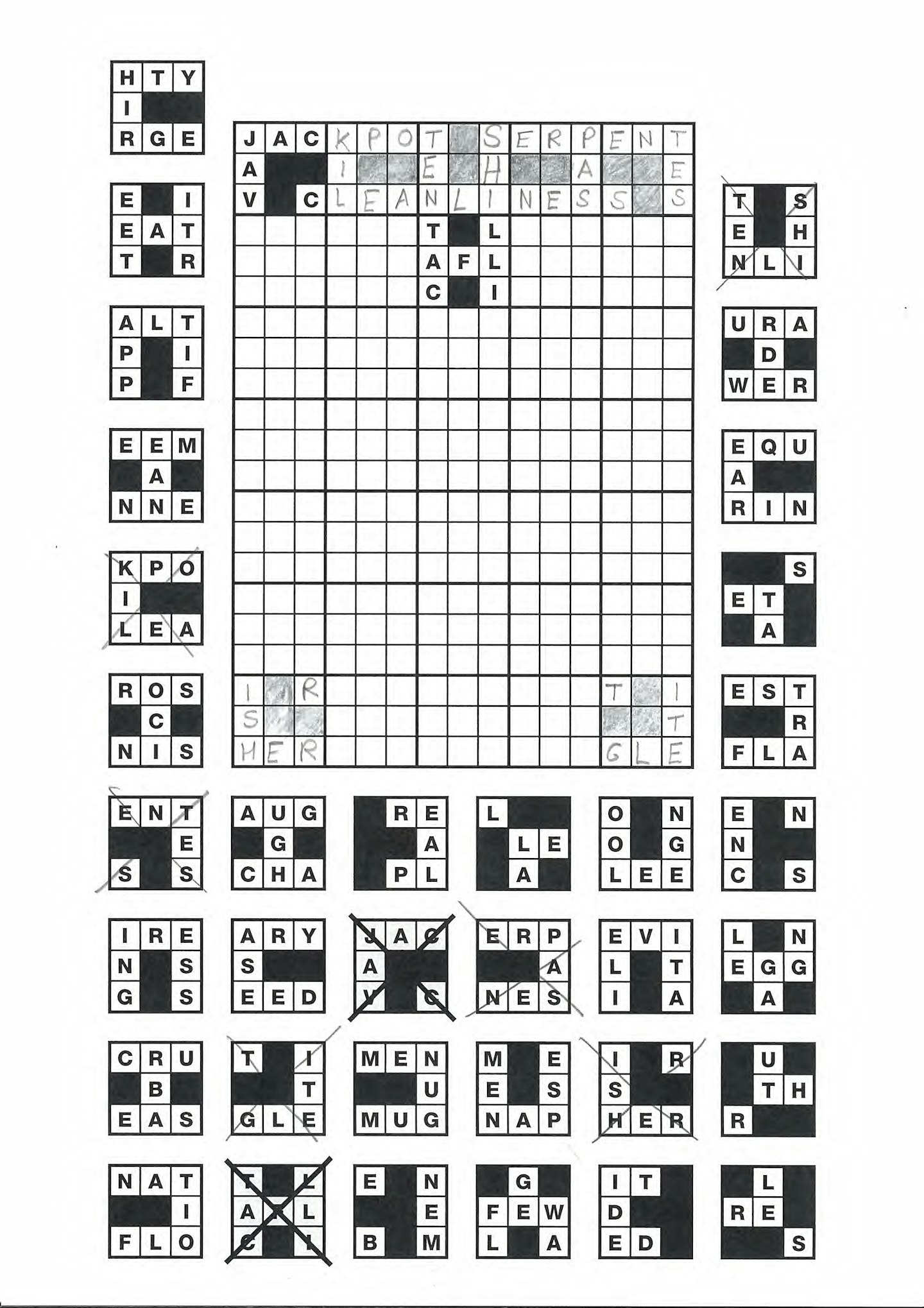 Bits and Pieces example grid 2