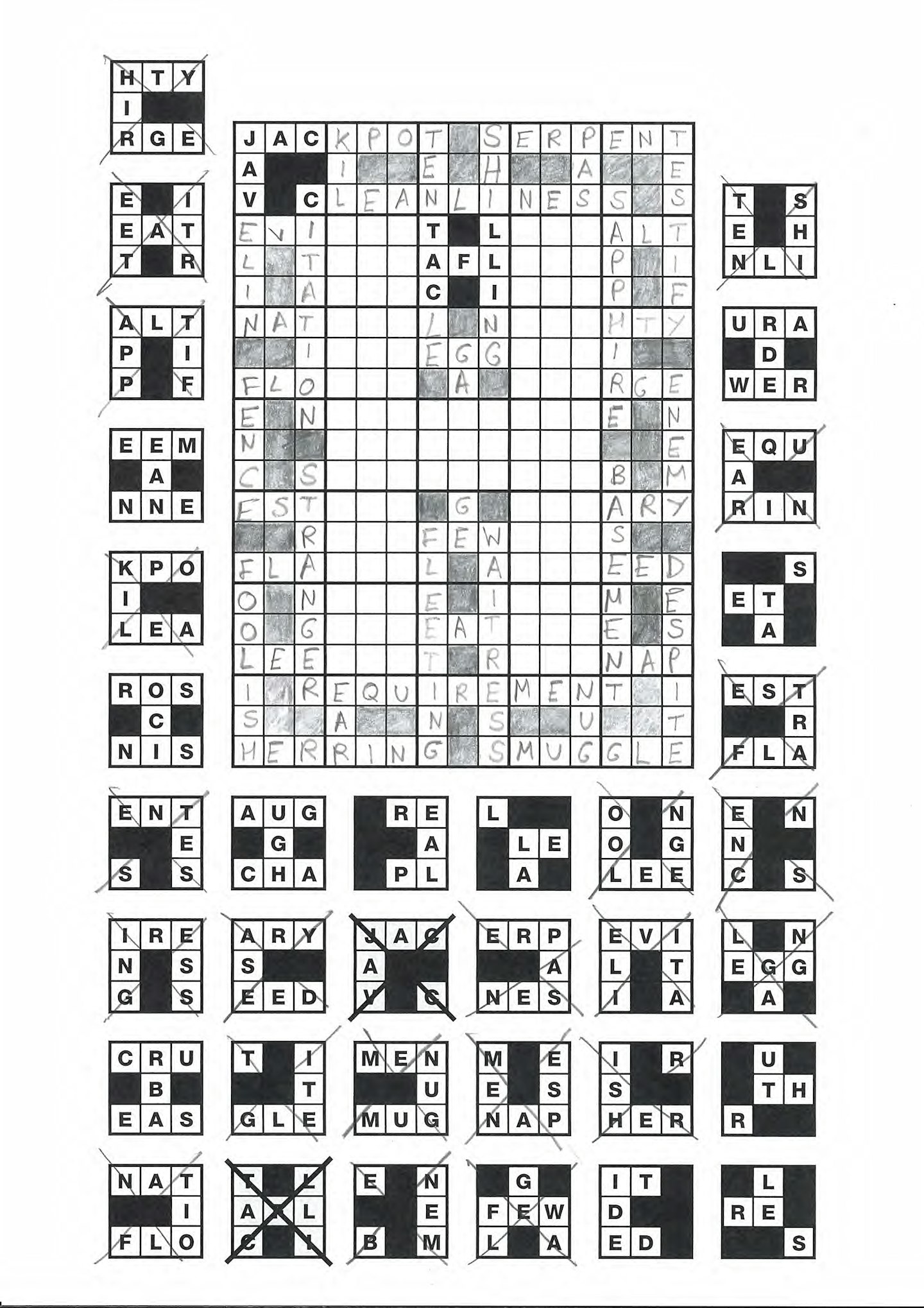 Bits and Pieces example grid 3