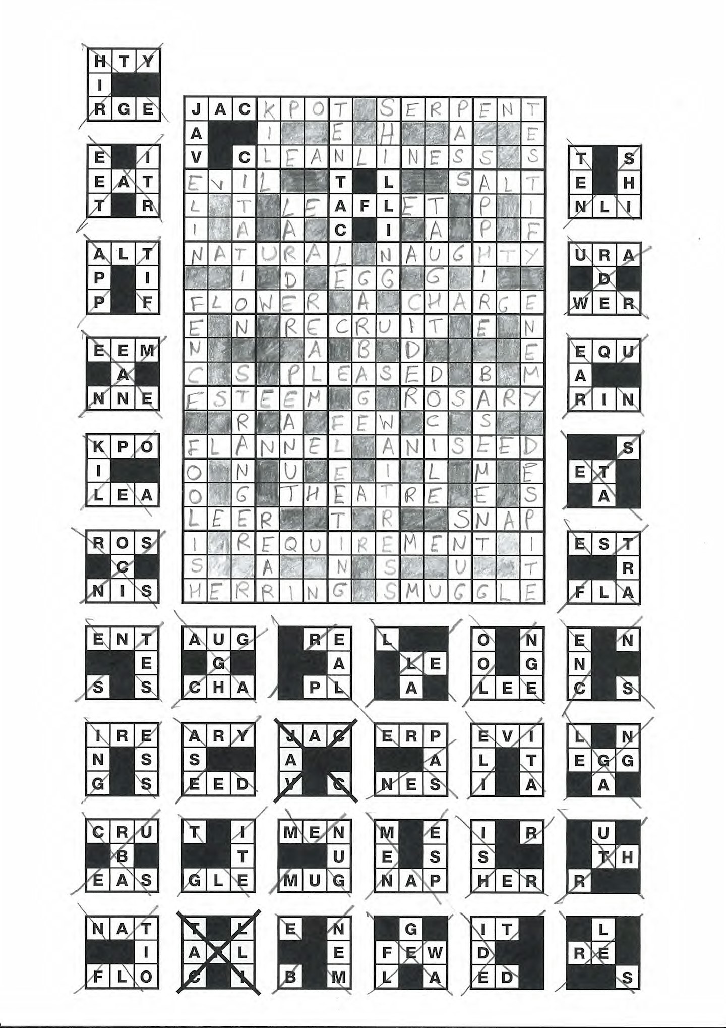 Bits and Pieces example grid 4
