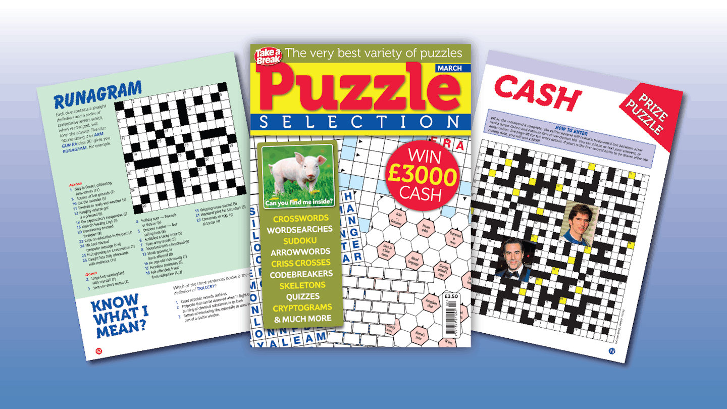 Puzzle Selection cover and pages (redesign 2024)
