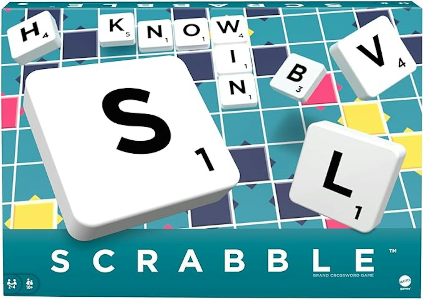 Scrabble board game box