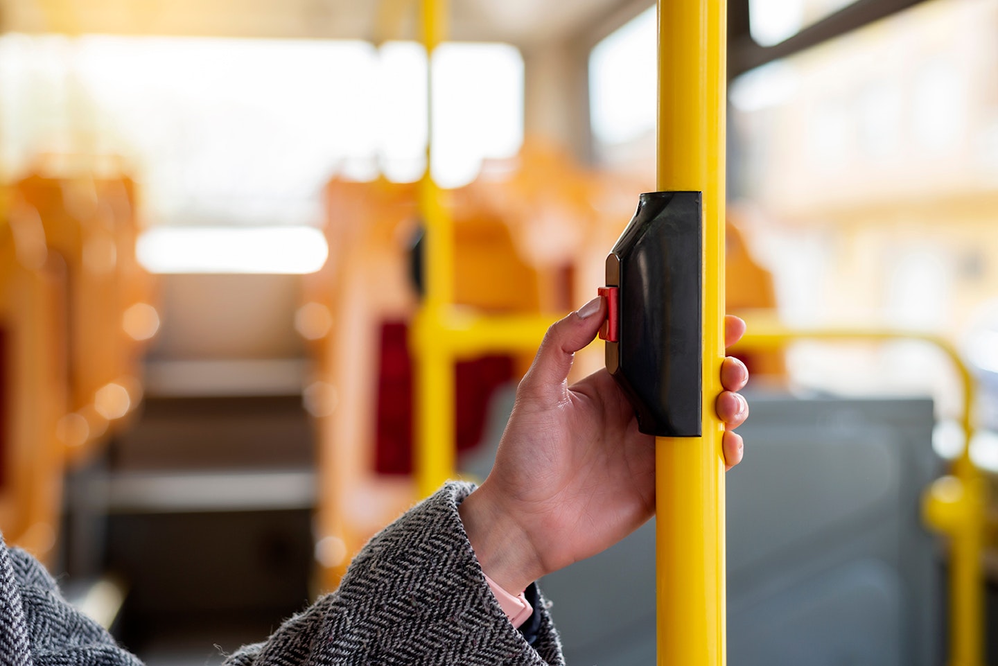 woman Pressing Stop Button On Bus How to play Stop The Bus Game