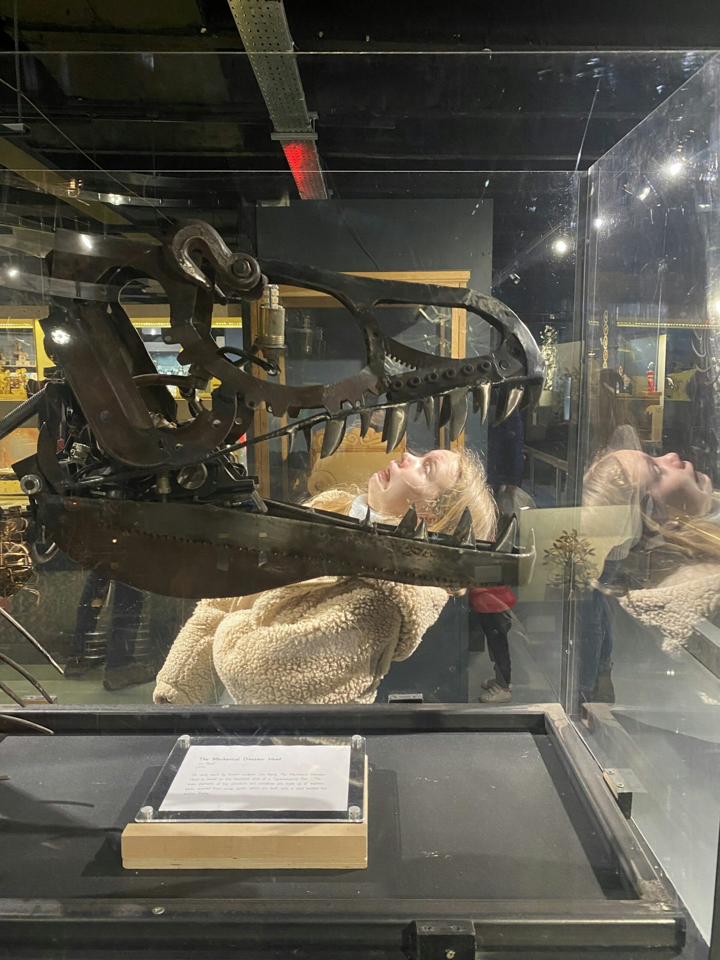 MAD Museum Metal Dinosaur head