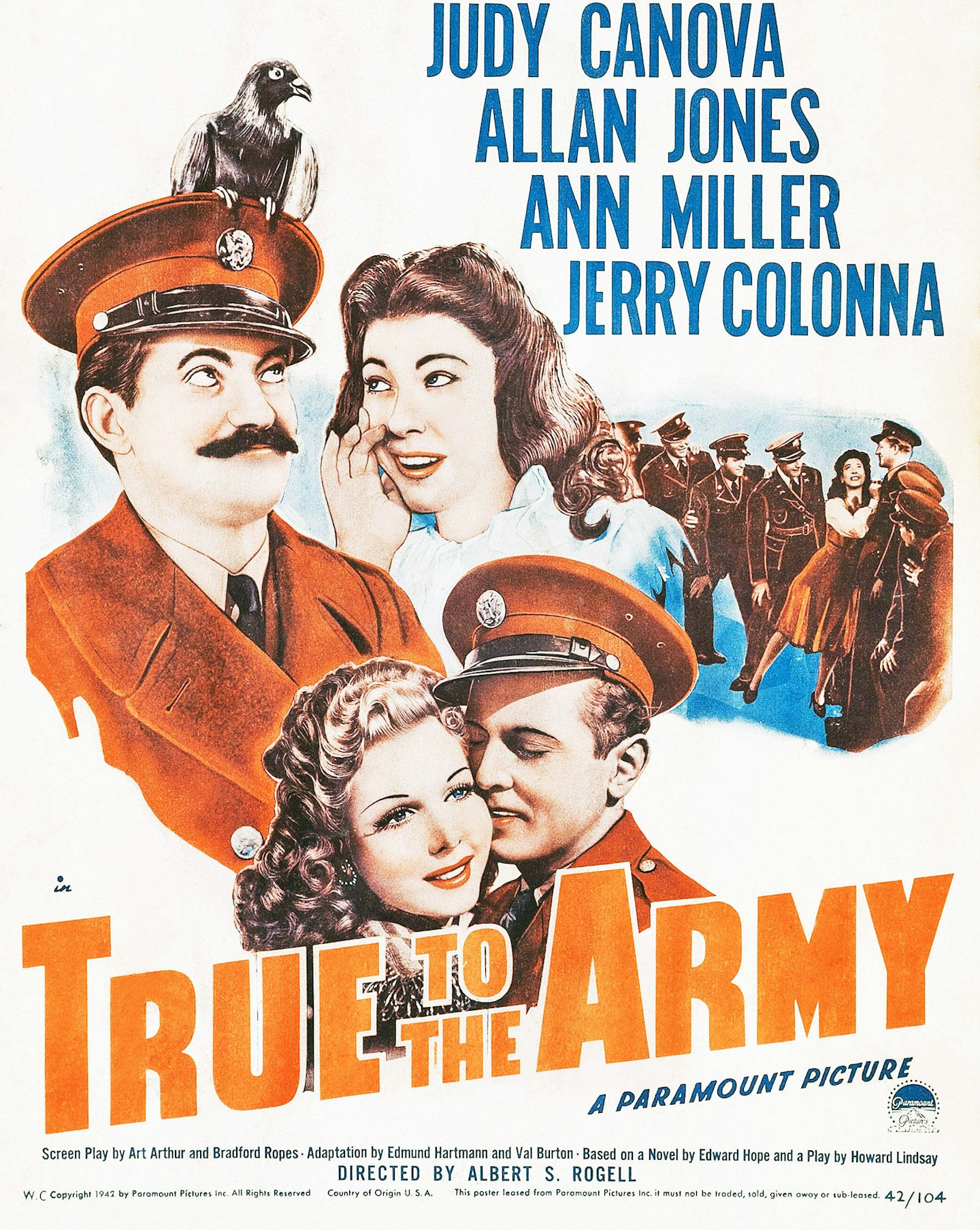 Film poster for True to the Army (1942)