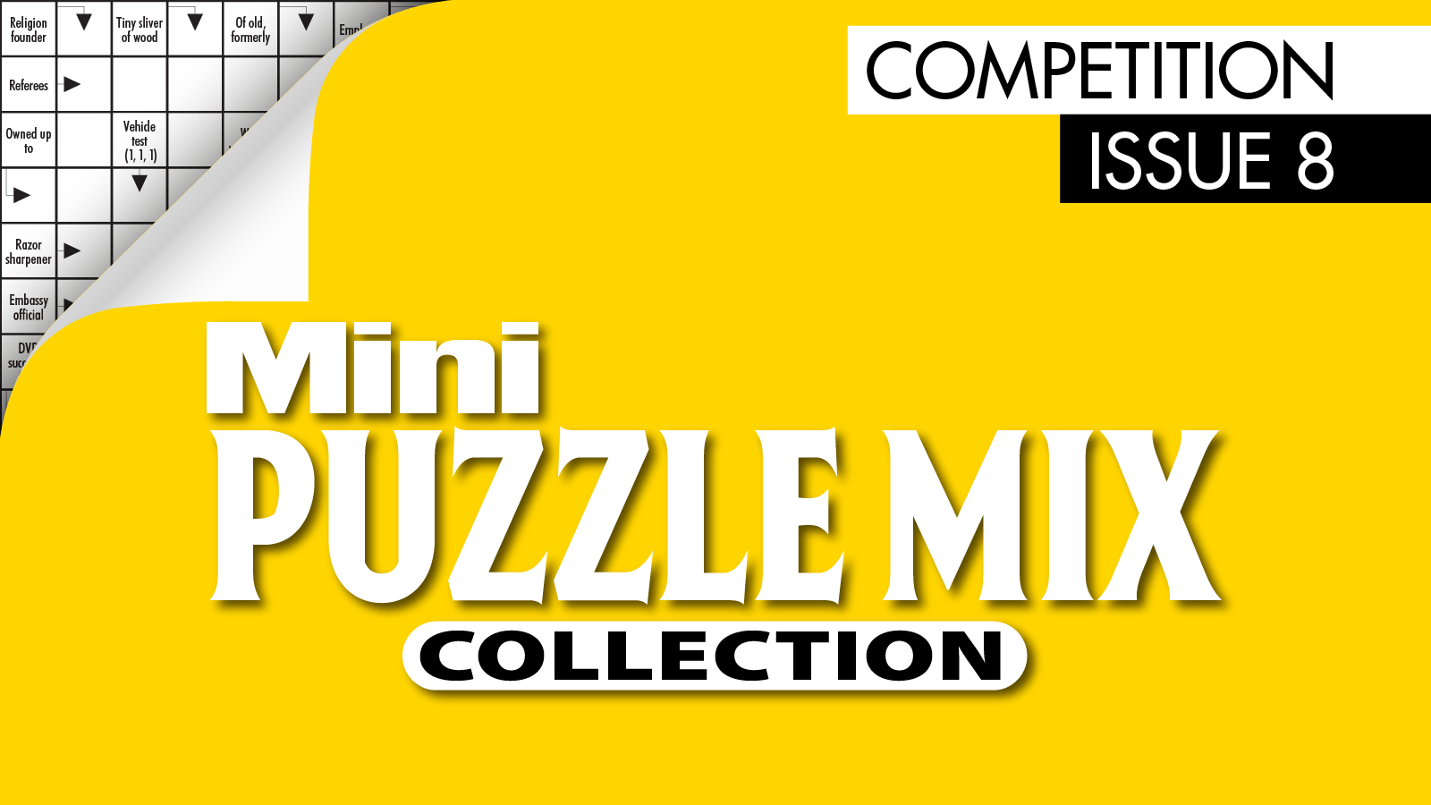 Issue 8 – Mini Puzzle Mix Collection | Competitions | PuzzlesHQ