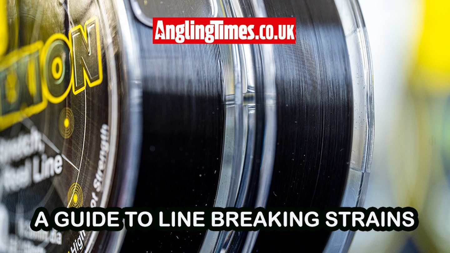 Guide To Line Breaking Strains Angling Times guide-to-line-breaking-strains-angling-times