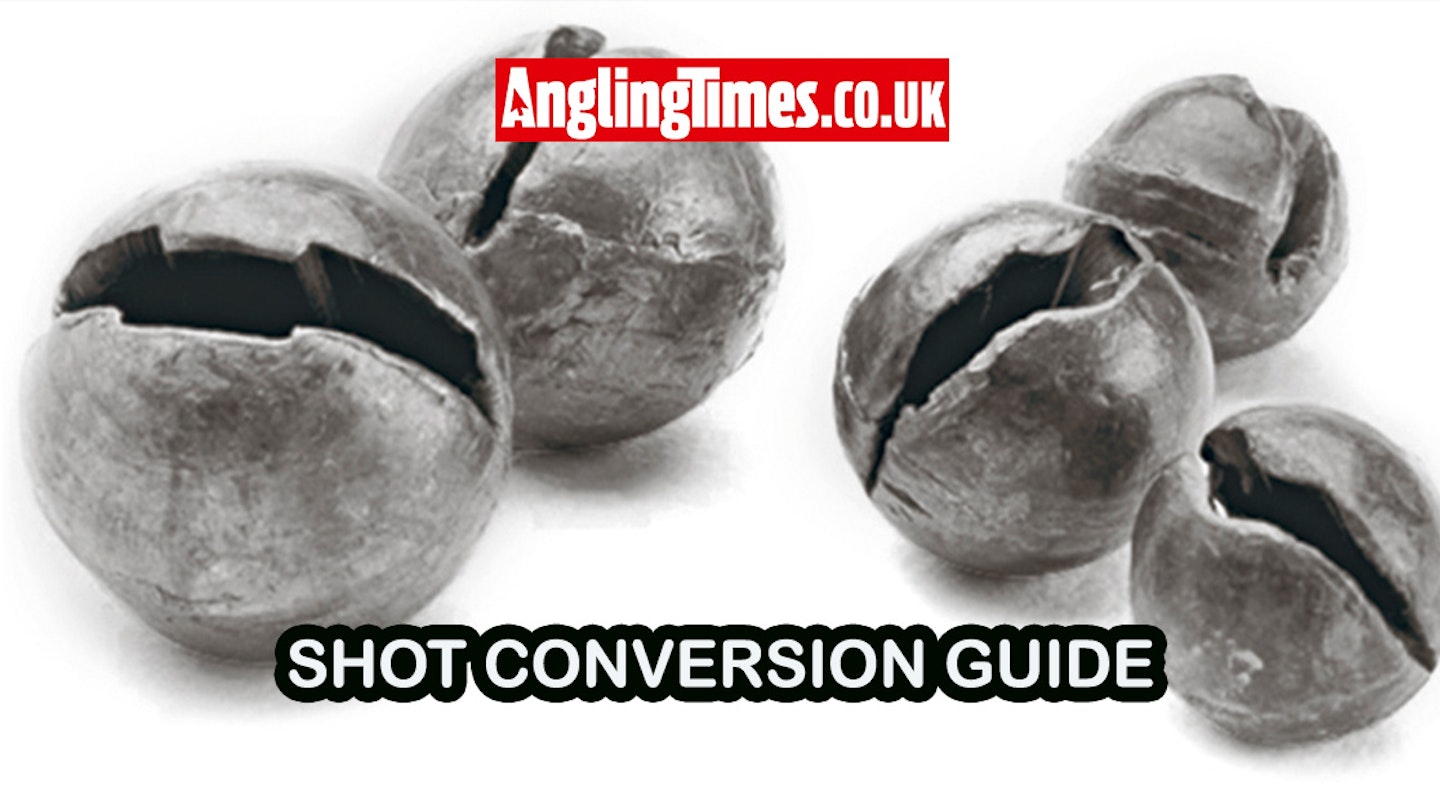 Shot conversion guide | Angling Times