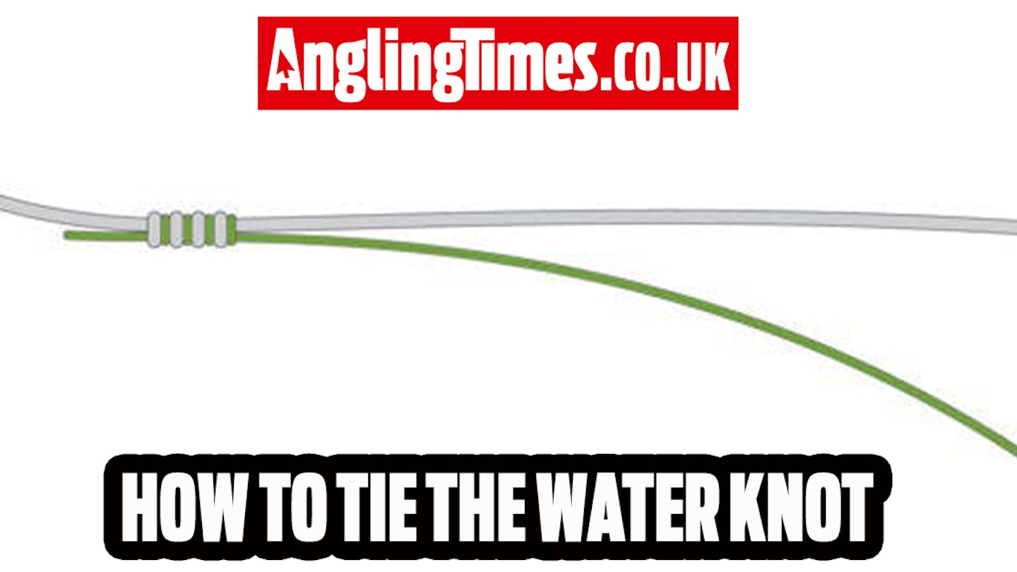 How to tie a water knot for fishing