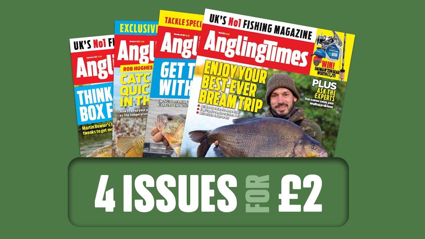 Small feeder and bomb reels - 10 Oct 2023 - Angling Times Magazine - Readly