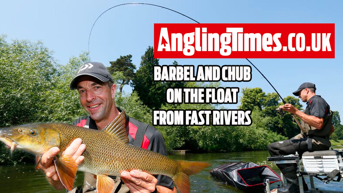 How to float fish fast rivers for chub and barbel