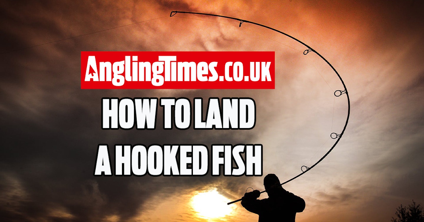 How to play a hooked fish correctly