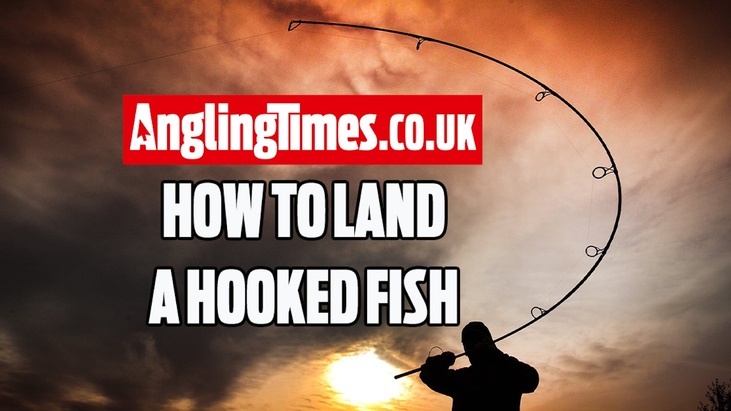 How to play a hooked fish correctly