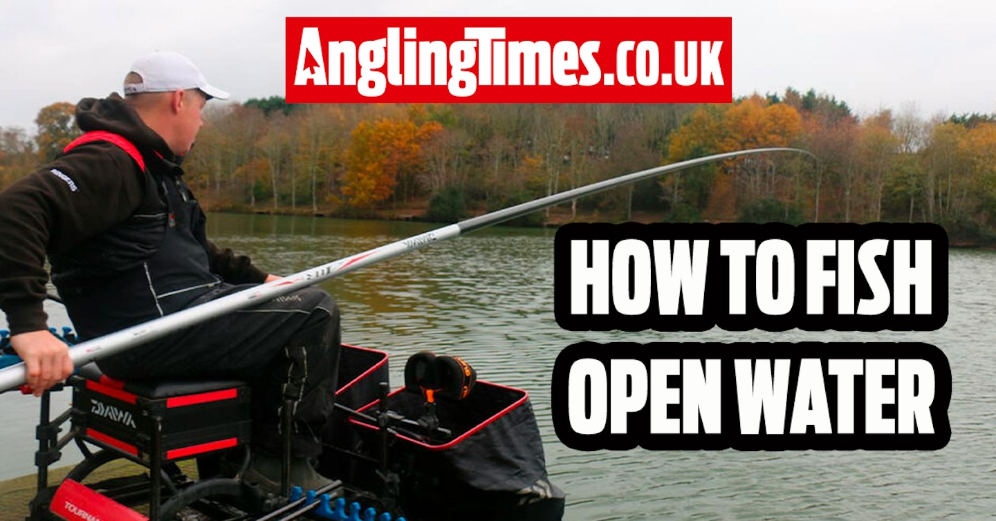 5 Tips for fishing open water swims in a match