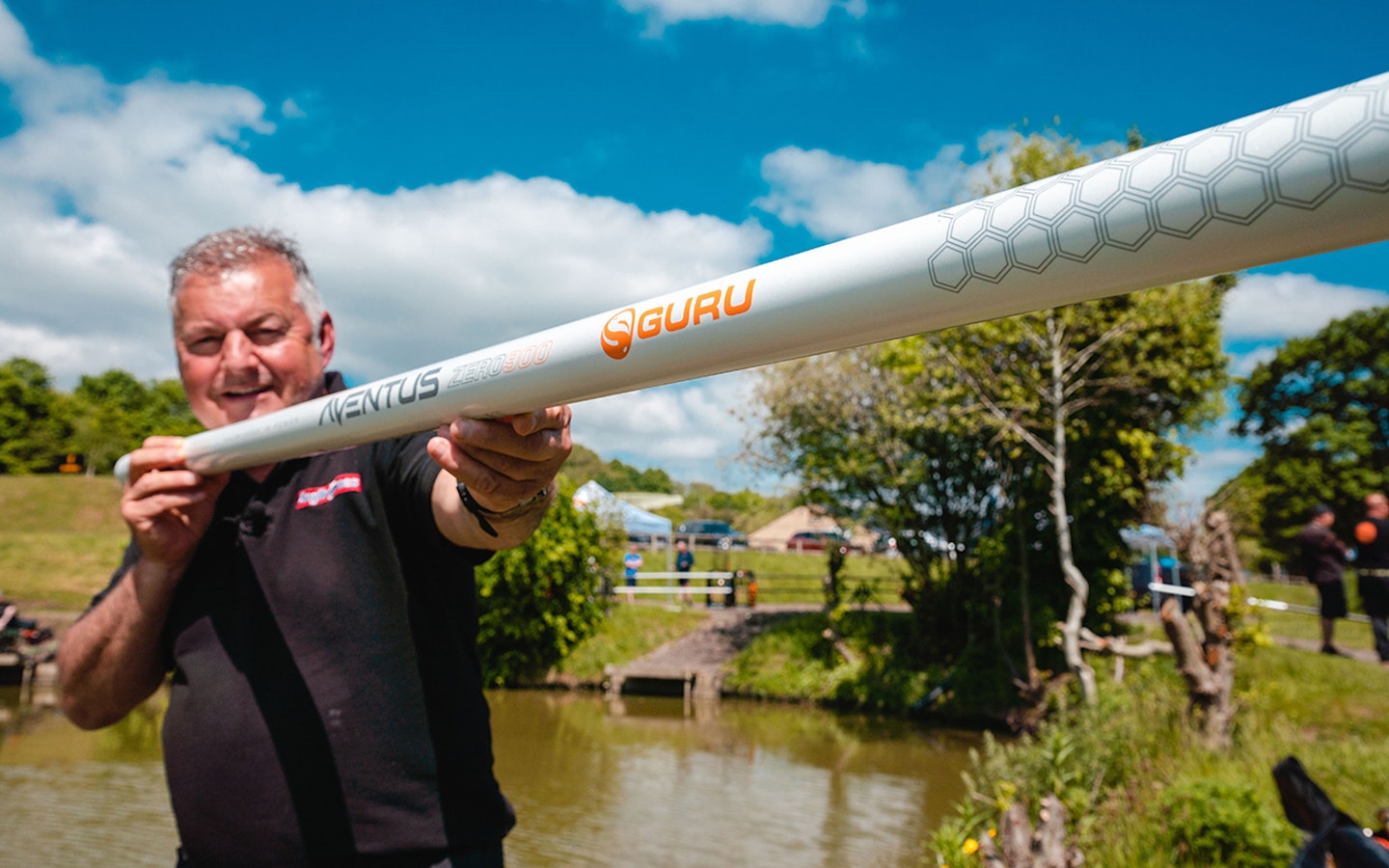 Mark Sawyer with the Guru Aventus poles