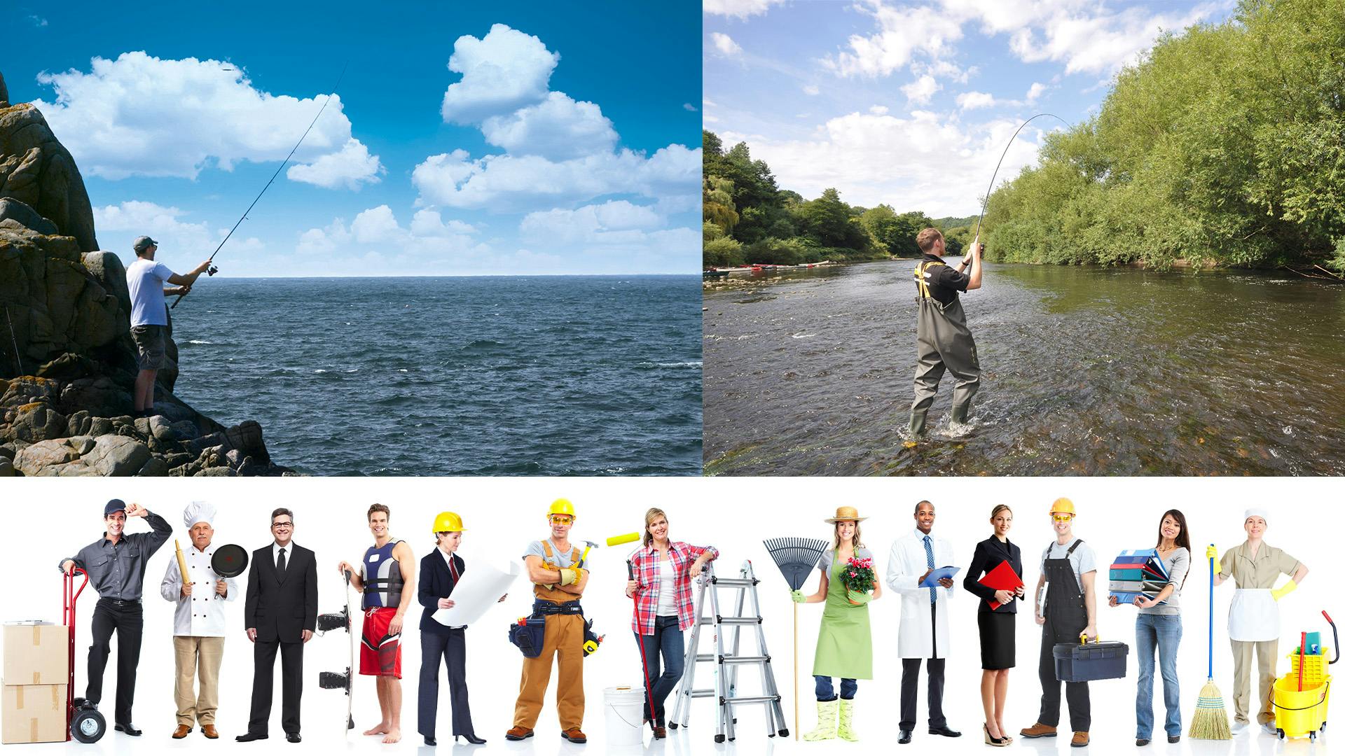 CAN YOU TELL AN ANGLER BY THEIR LINE OF WORK? Angling Times