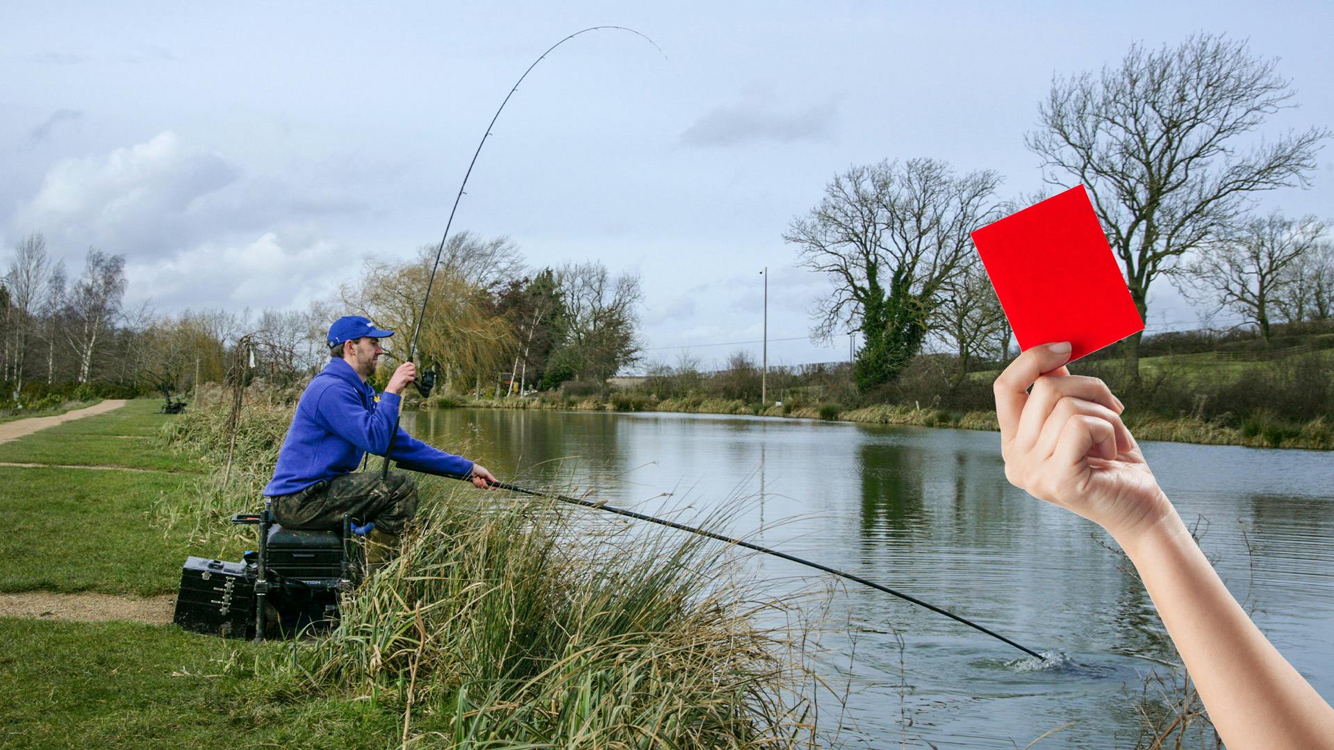 Fishery introduces RED and YELLOW CARDS Angling Times