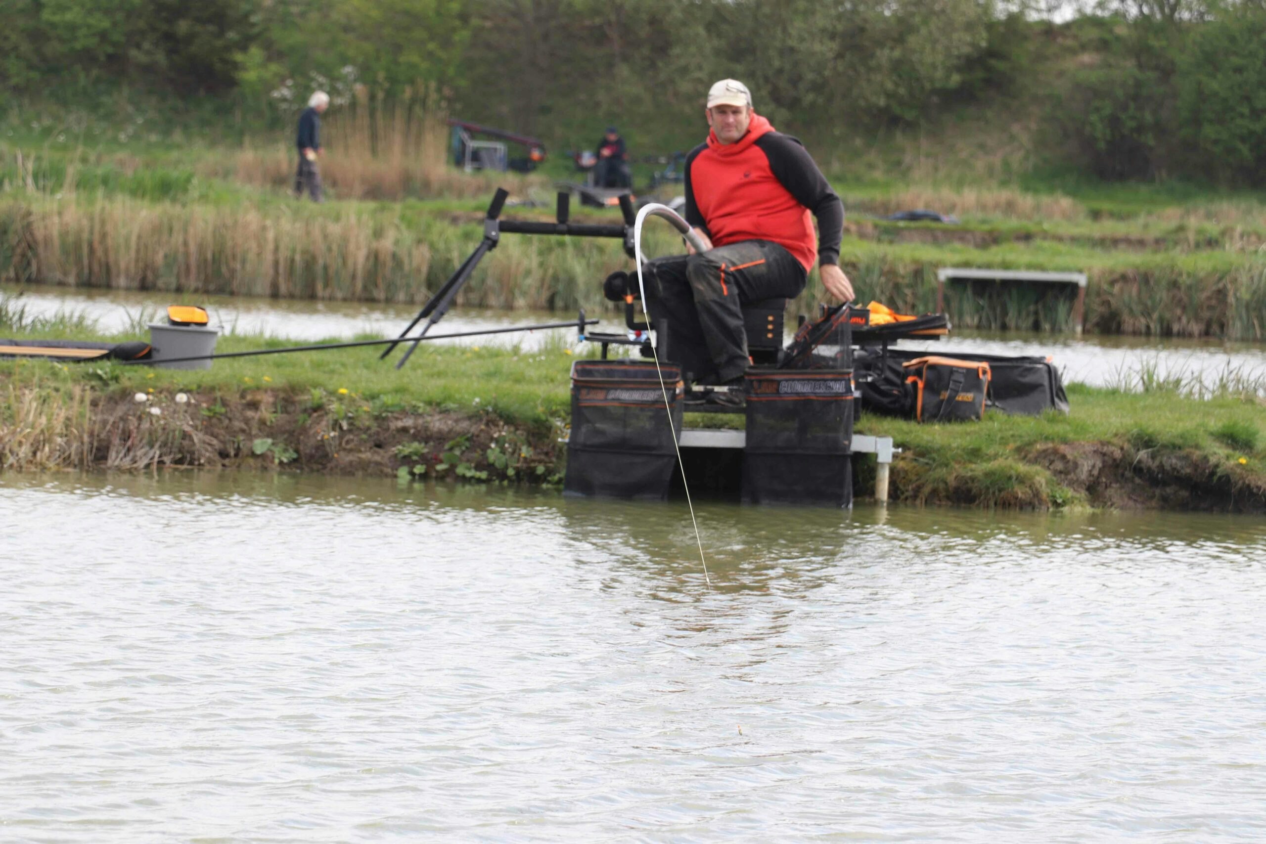 Maggots are superb for bringing fish up in the water