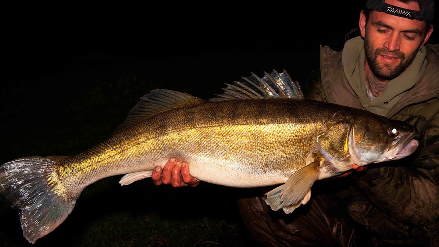 HUGE zander in foul conditions | Angling Times