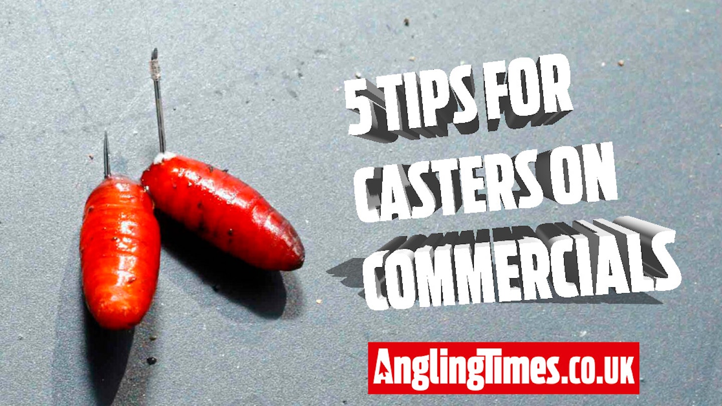 How to fish with casters on commercials