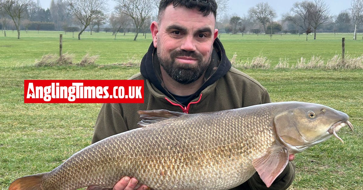 Warwickshire Avon barbel record tumbles Angling Times