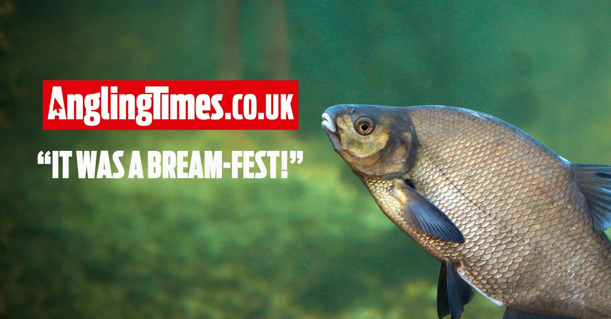 872lb of bream landed in mind-blowing Midlands fishing match