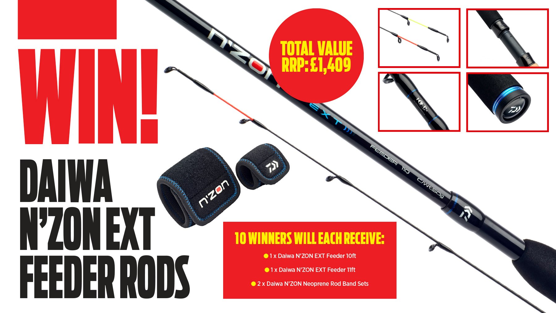 WIN Daiwa N’ZON EXT Feeder Rods | Angling Times