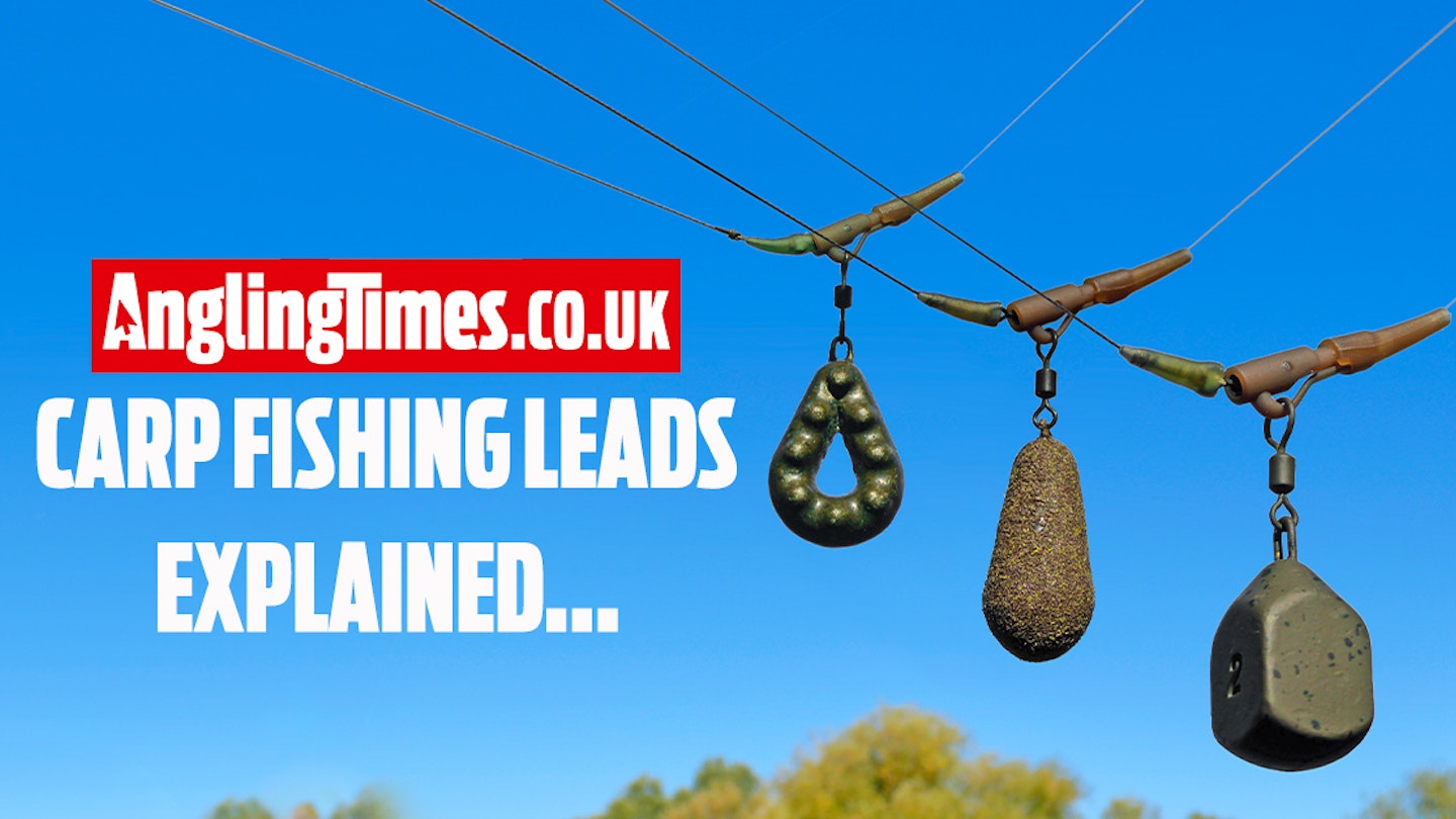 Carp fishing leads and weights explained
