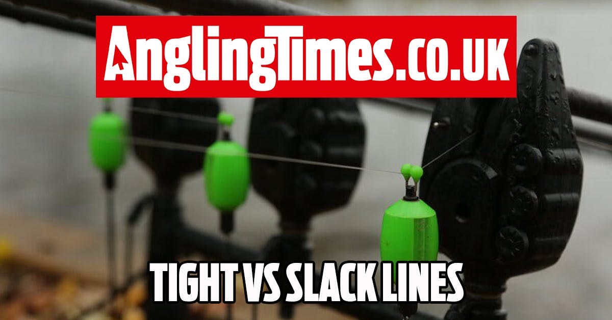 When to use tight or slack lines for carp fishing Angling Times