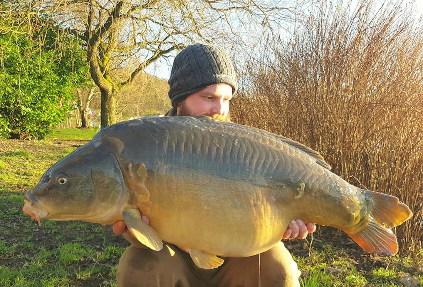 John Flewin with a Big Jaffa at 34lb