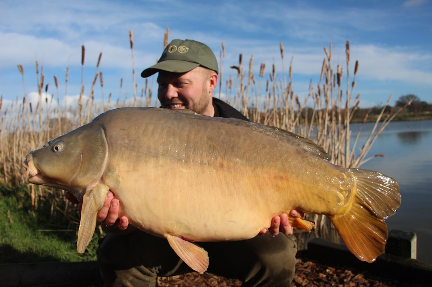 Carl with a 30lb mirror