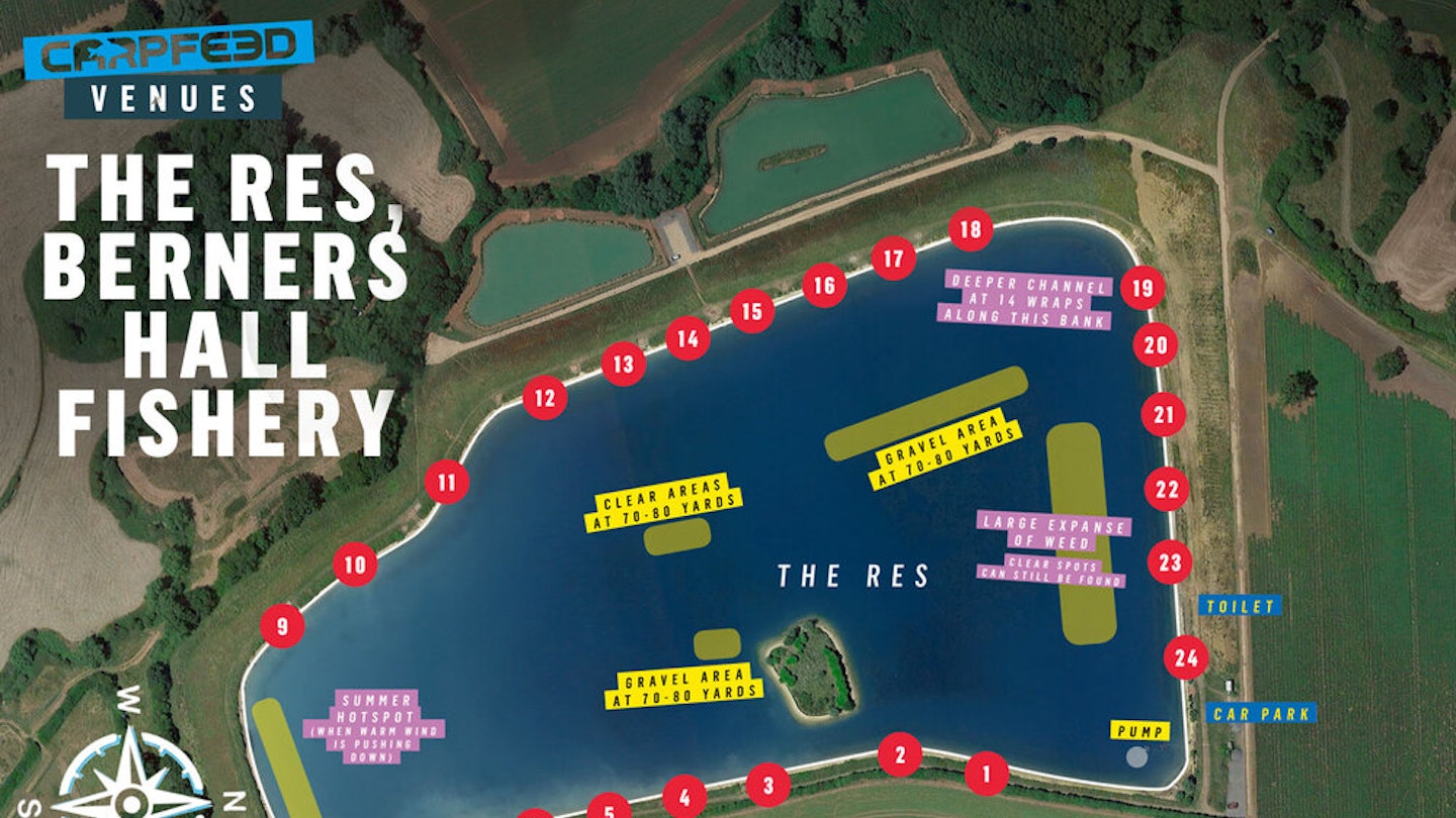 Berners Hall Reservoir: map and tactics guide