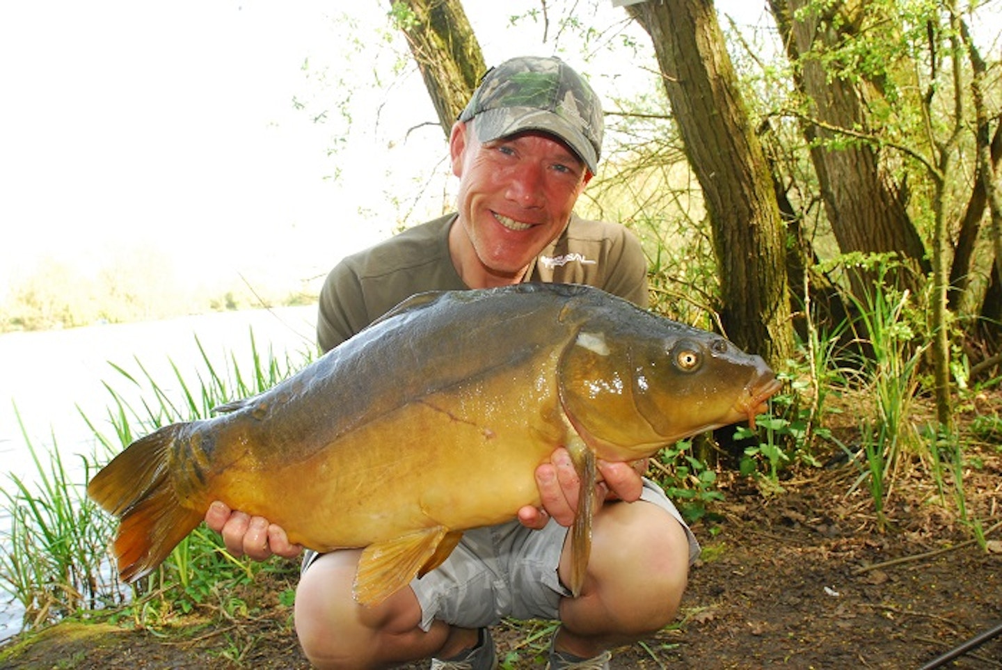 Iain Macmillan with a typical mirror