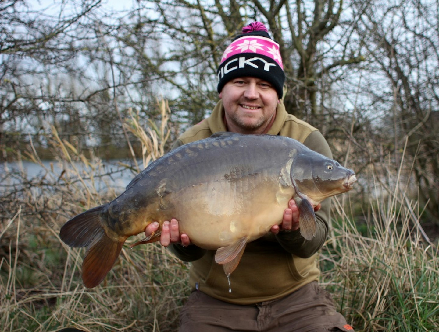 Lake boss Phil Sainty with a 20