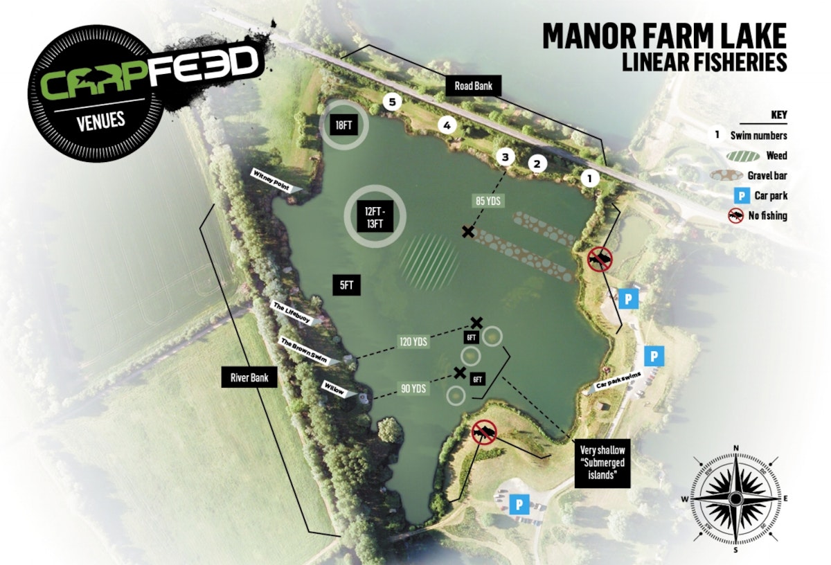 Linear Manor Farm Angling Times